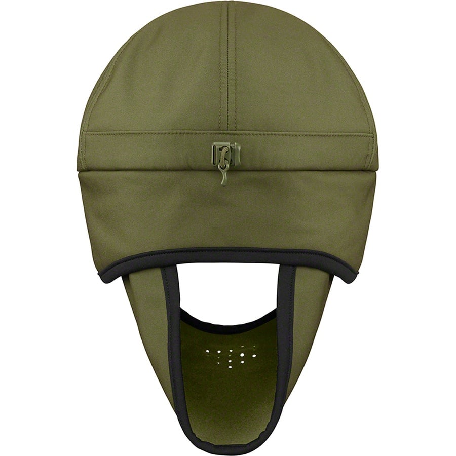 Details on WINDSTOPPER Facemask 6-Panel Dark Olive from fall winter
                                                    2022 (Price is $66)