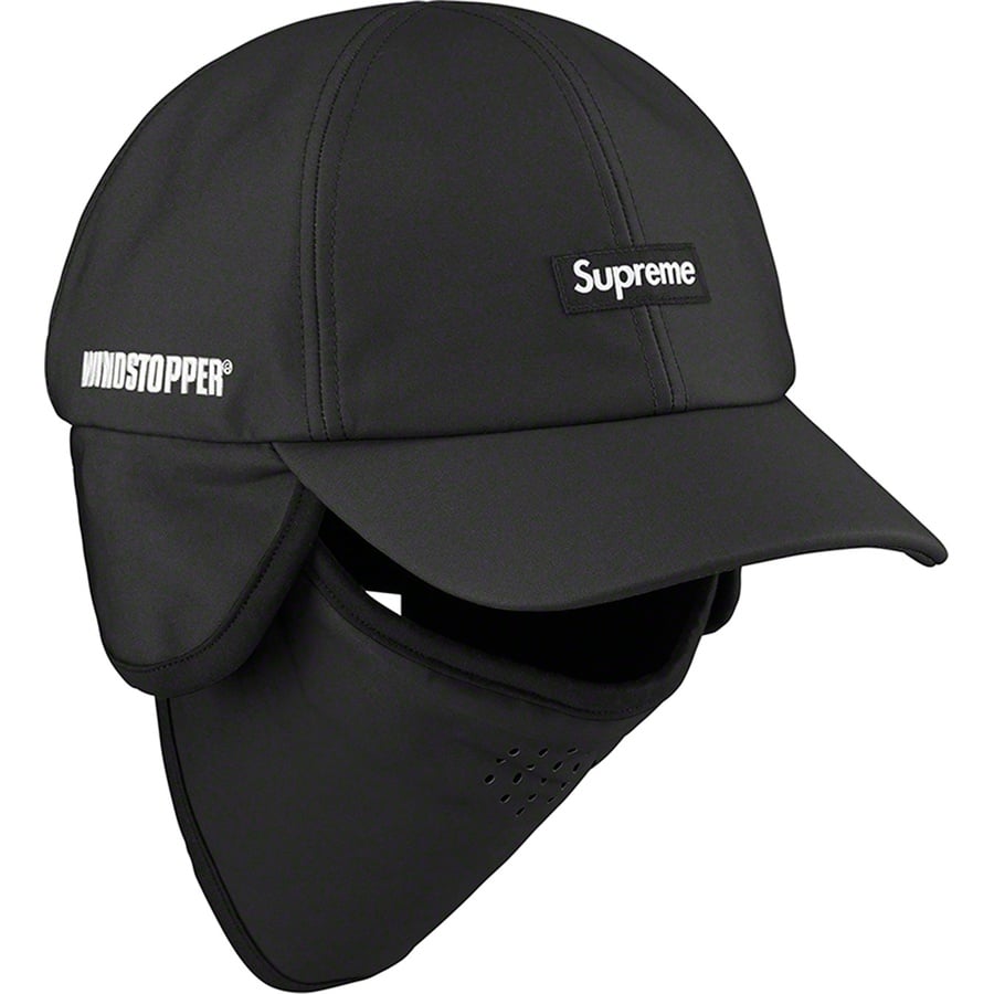 Details on WINDSTOPPER Facemask 6-Panel Black from fall winter
                                                    2022 (Price is $66)