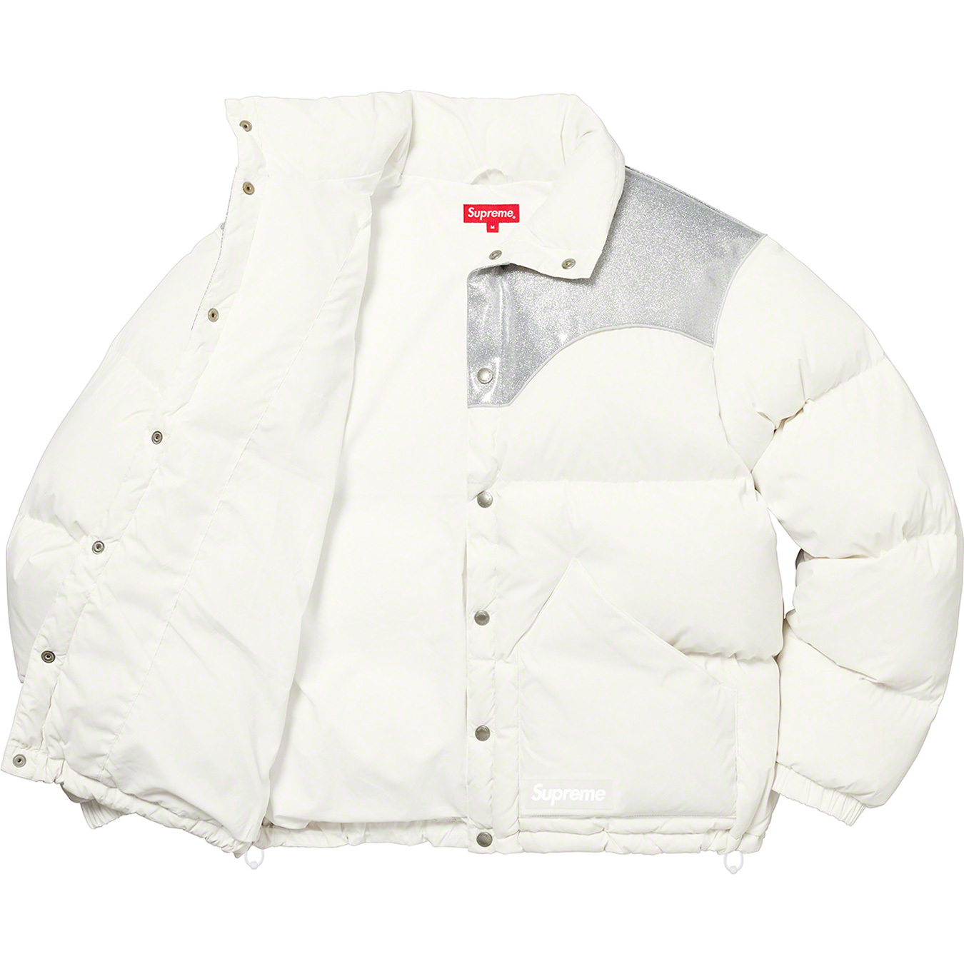 Glitter Yoke Down Puffer Jacket - fall winter 2022 - Supreme