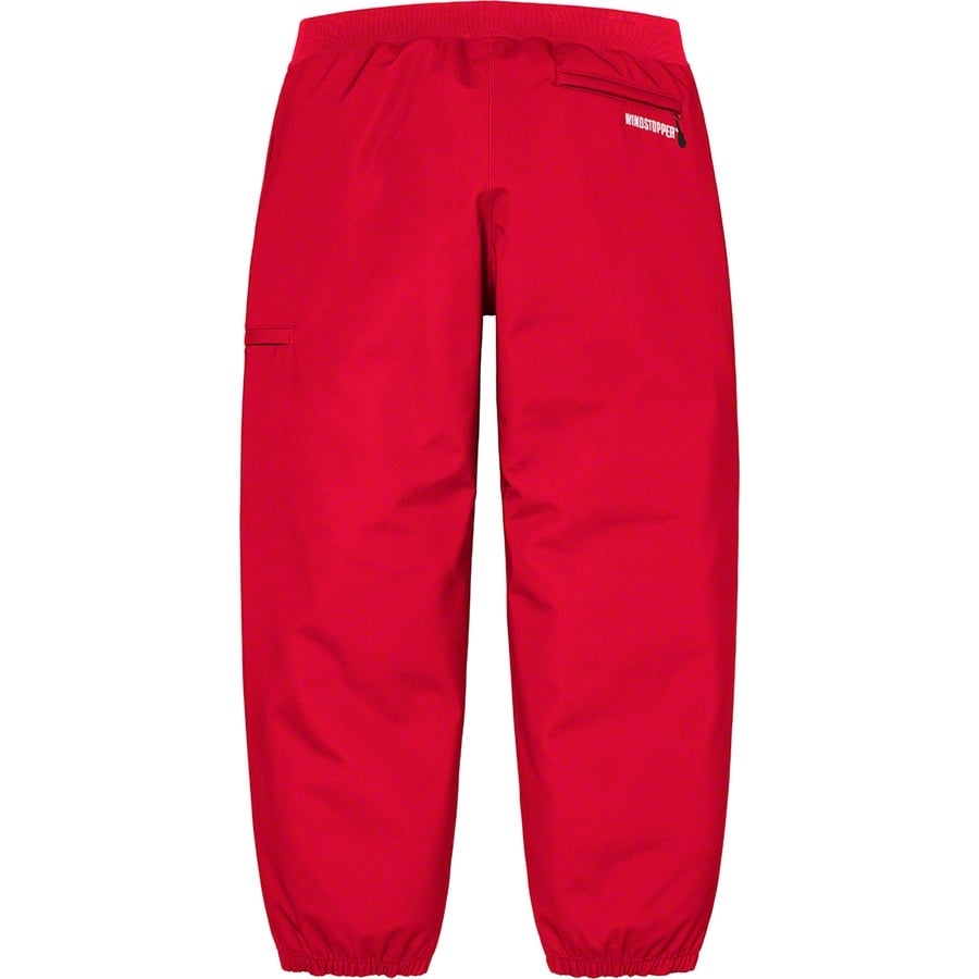 Details on WINDSTOPPER Sweatpant Red from fall winter
                                                    2022 (Price is $188)