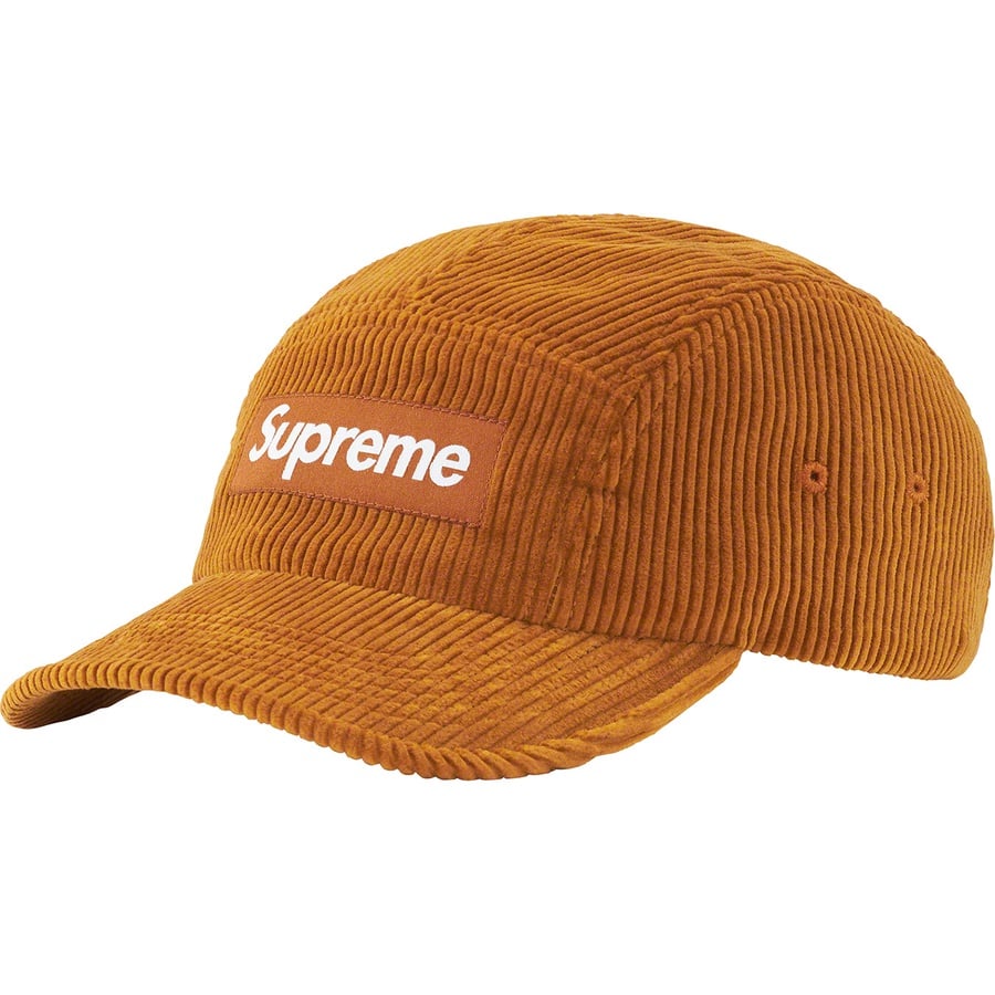 Details on Corduroy Camp Cap Burnt Orange from fall winter 2022 (Price is $58)