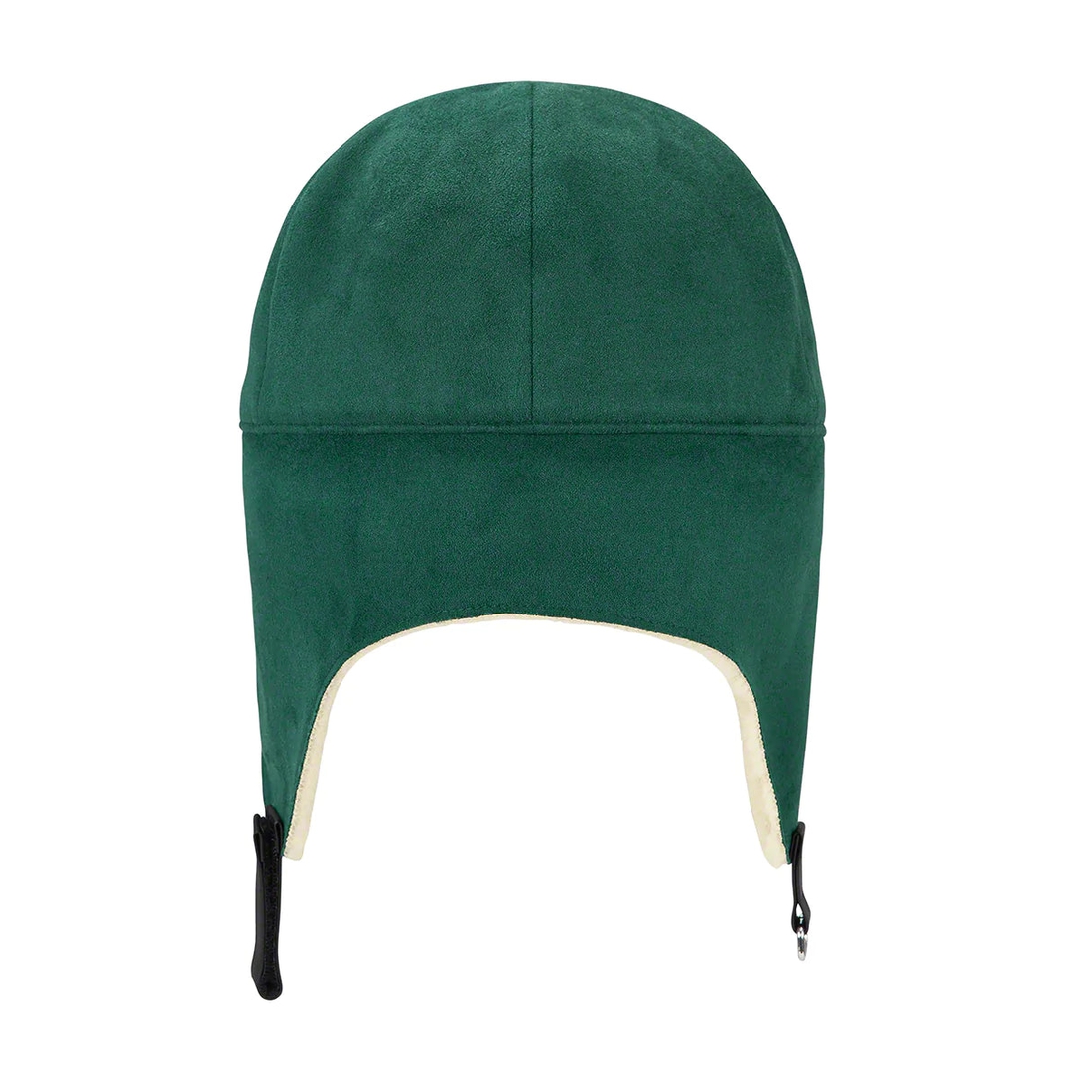 Details on Shearling Earflap 6 Panel Dark Green from fall winter 2022 (Price is $68)