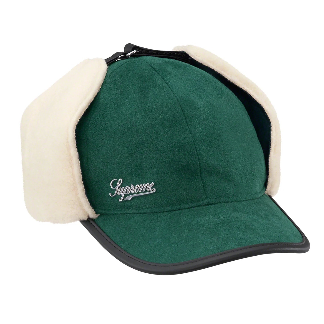 Details on Shearling Earflap 6 Panel Dark Green from fall winter
                                                    2022 (Price is $68)