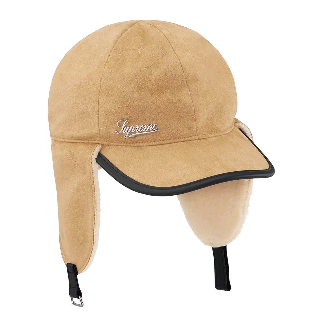 Details on Shearling Earflap 6 Panel Tan from fall winter
                                                    2022 (Price is $68)