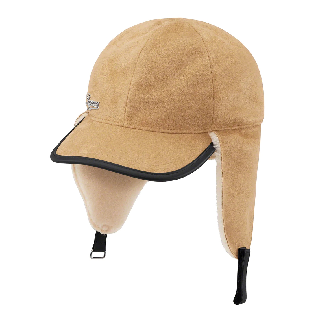 Details on Shearling Earflap 6 Panel Tan from fall winter
                                                    2022 (Price is $68)