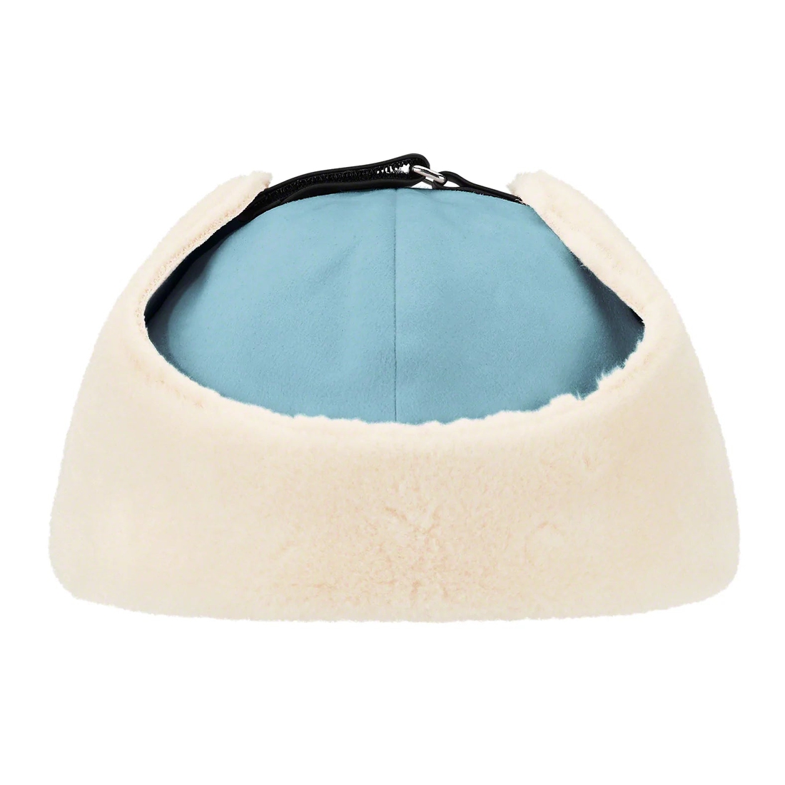 Details on Shearling Earflap 6 Panel Light Blue from fall winter 2022 (Price is $68)