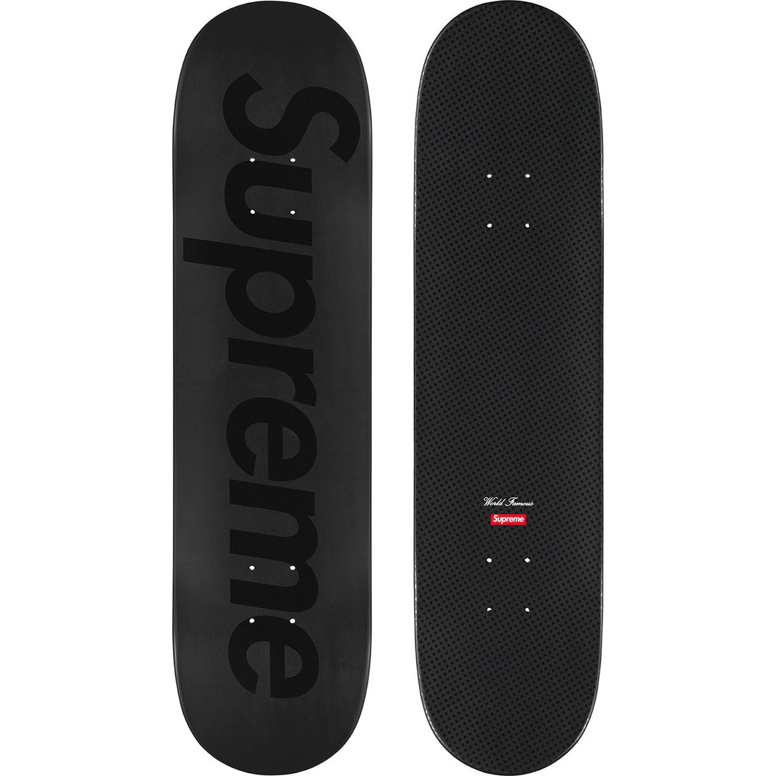 Details on Tonal Box Logo Skateboard Black - 8" x 31.875" from spring summer
                                                    2023 (Price is $58)