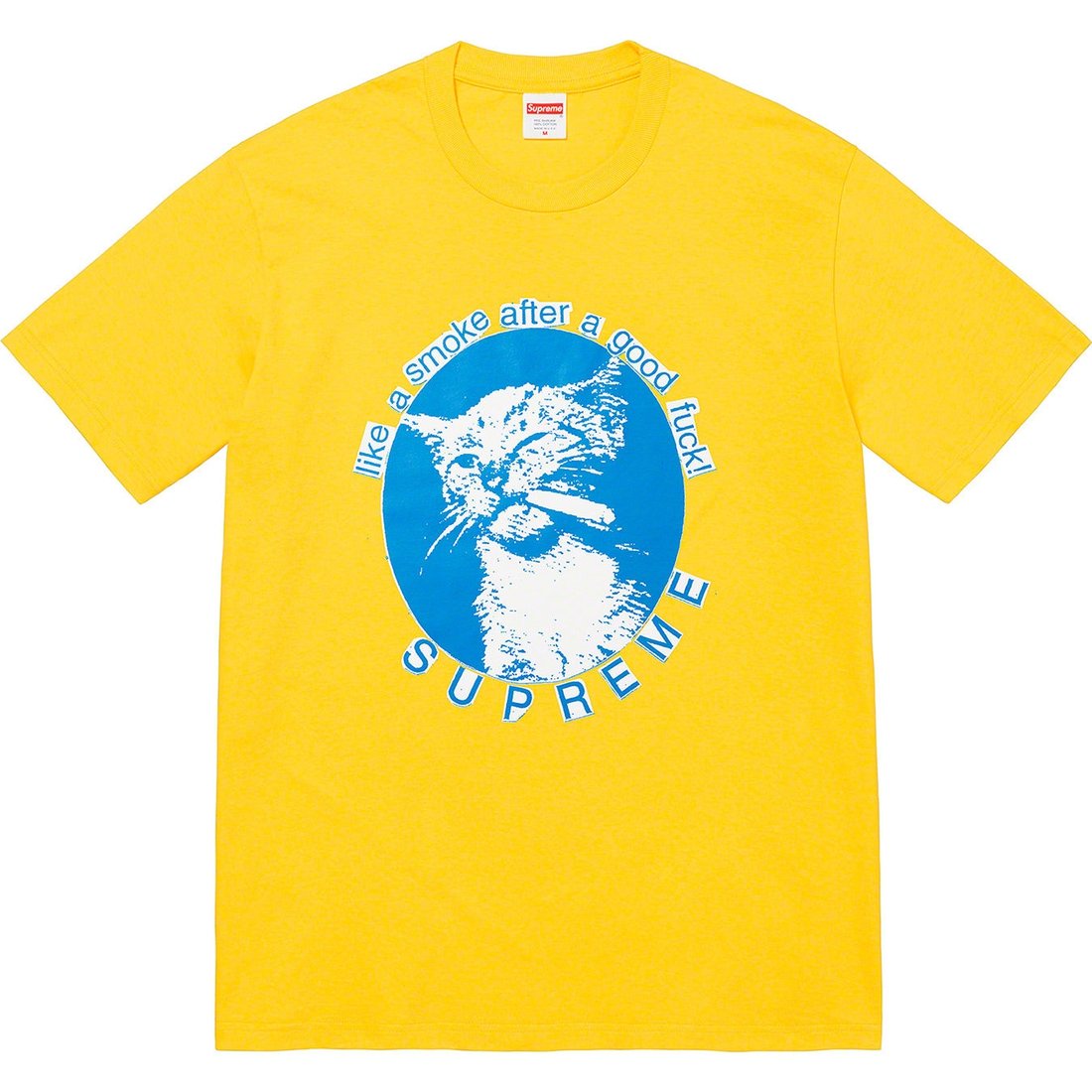 Details on Smoke Tee Yellow from spring summer 2023 (Price is $40)