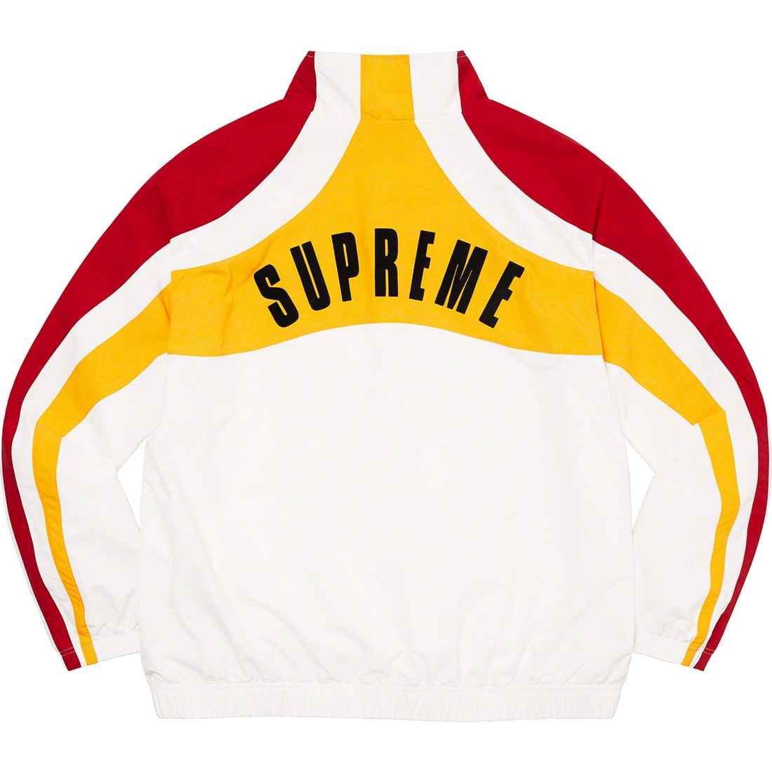 Details on Supreme Umbro Track Jacket White from spring summer 2023 (Price is $188)