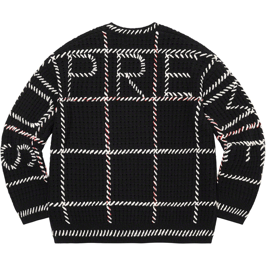 Details on Quilt Stitch Sweater Black from spring summer
                                                    2023 (Price is $198)