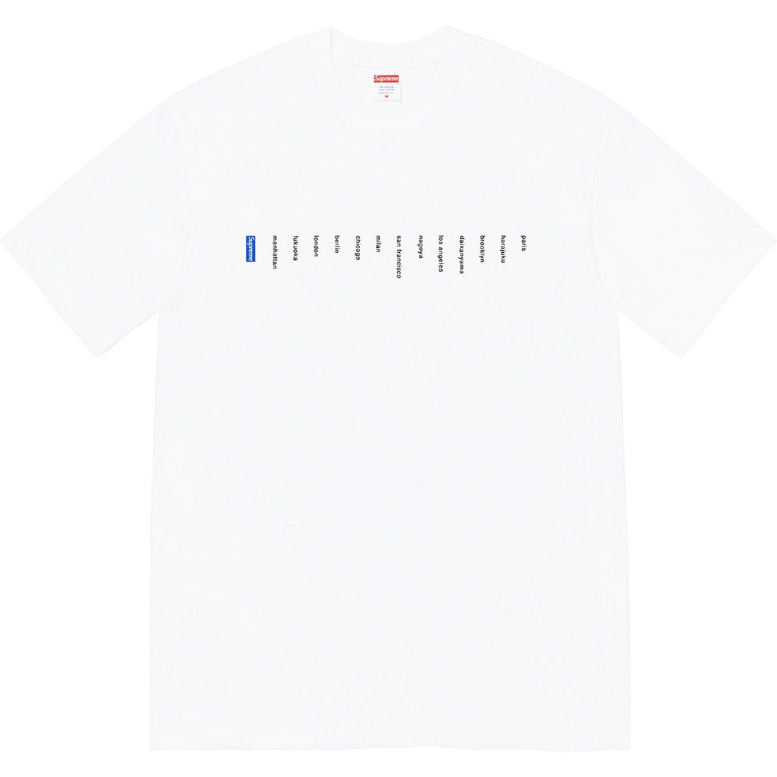 Details on Location Tee White from spring summer
                                                    2023 (Price is $40)