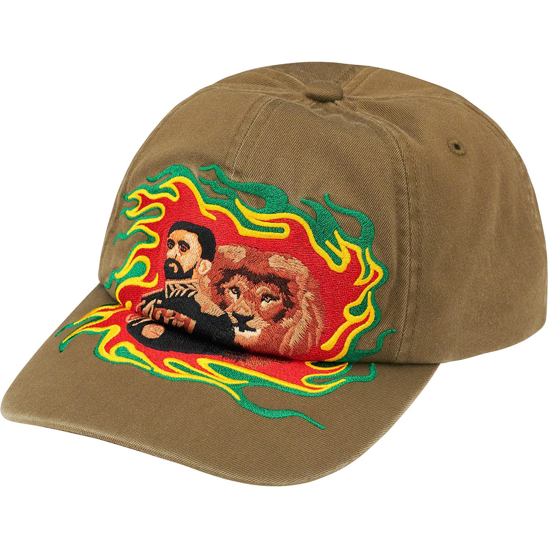 Details on Lion of Judah 6-Panel Brown from spring summer 2023 (Price is $58)