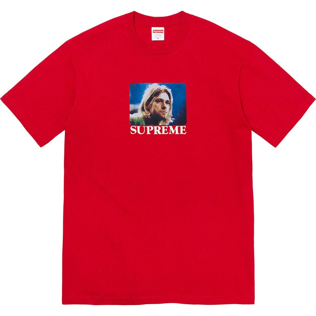 Details on Kurt Cobain Tee Red from spring summer 2023 (Price is $48)