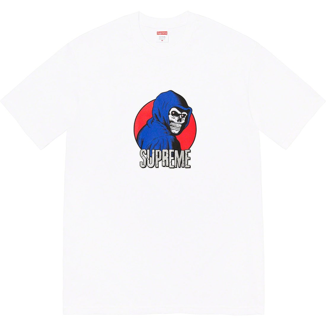 Details on Reaper Tee White from spring summer
                                                    2023 (Price is $40)