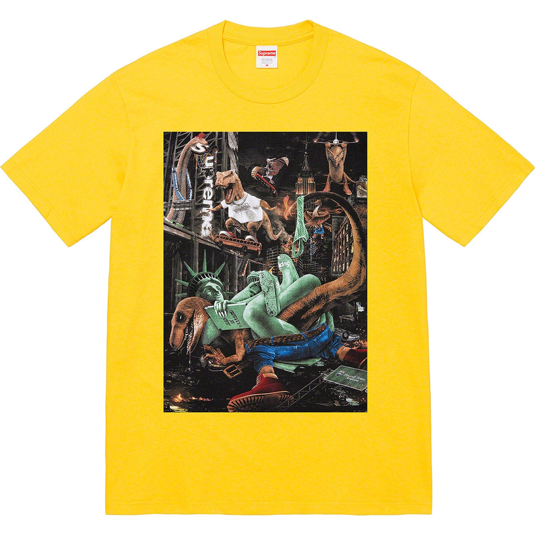 Details on T-Rex Tee Yellow from spring summer
                                                    2023 (Price is $40)