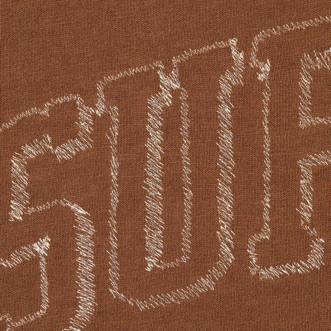 Details on Sketch Embroidered S S Top Brown from spring summer
                                                    2023 (Price is $78)