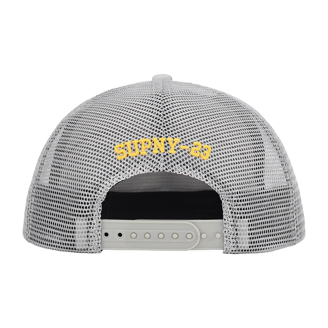 Details on HOSP Mesh Back 5-Panel Grey from spring summer 2023 (Price is $48)