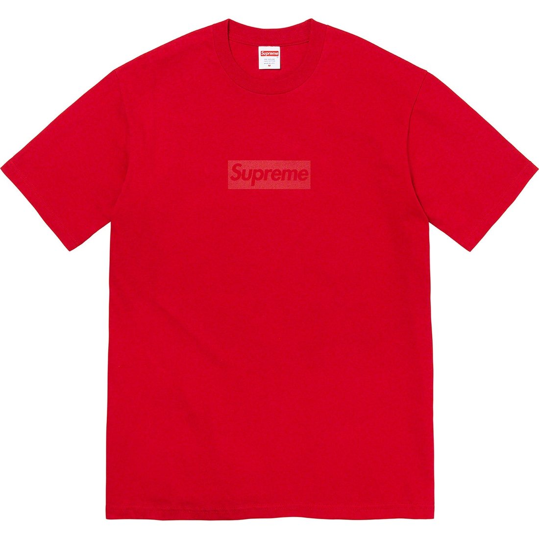 Details on Tonal Box Logo Tee Red from spring summer
                                                    2023 (Price is $40)