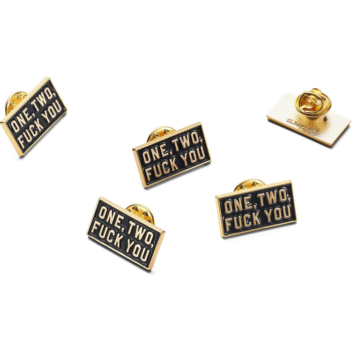 One Two Fuck You Pin - spring summer 2023 - Supreme