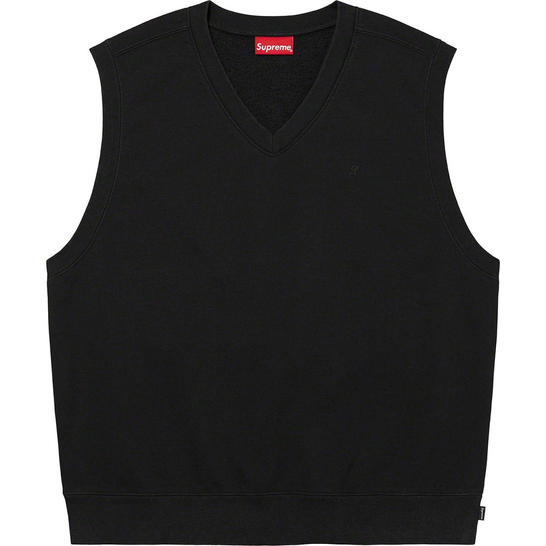 Details on Sweatshirt Vest Black from spring summer
                                                    2023 (Price is $128)