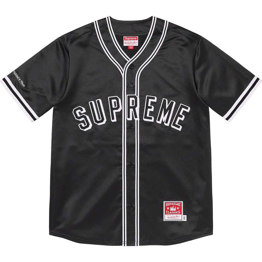 Mitchell & Ness Satin Baseball Jersey - spring summer 2023 - Supreme