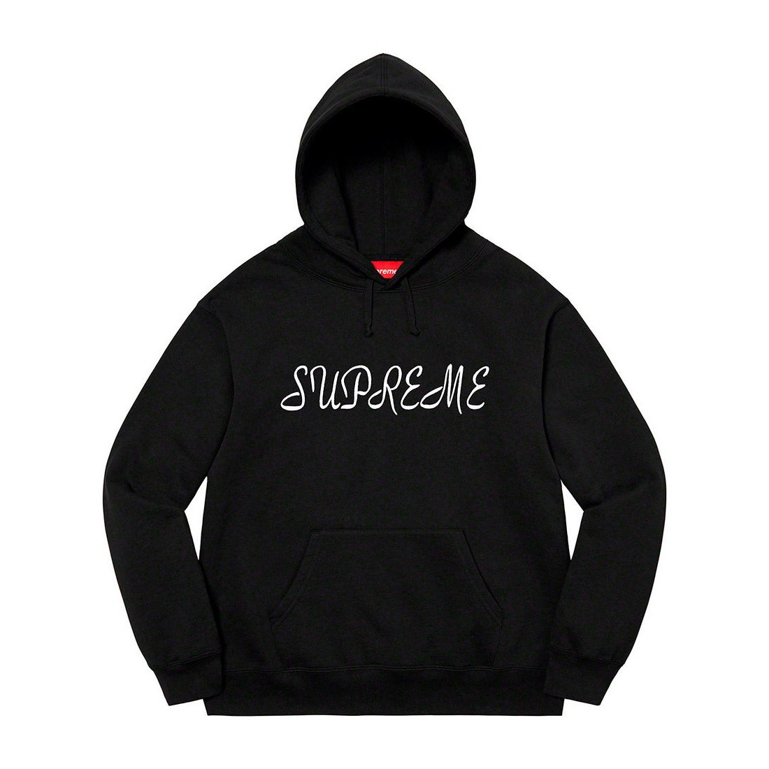 Details on Script Hooded Sweatshirt Black from spring summer 2023 (Price is $158)