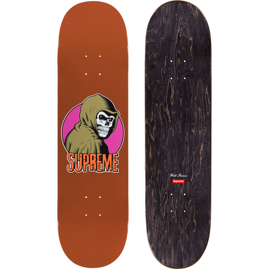 Details on Reaper Skateboard Brown - 8.5" x 32.25" from spring summer 2023 (Price is $60)