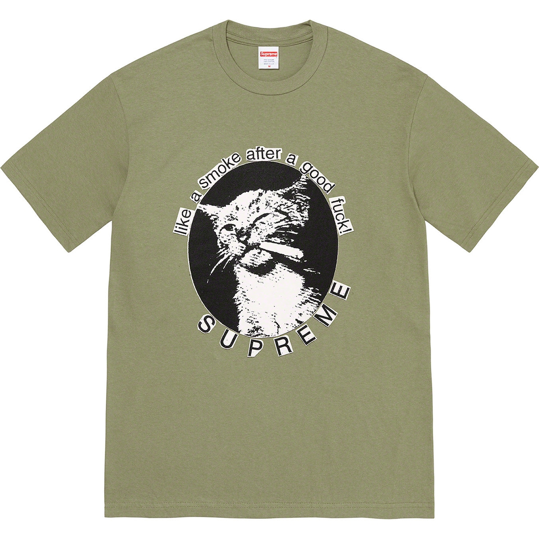 Details on Smoke Tee Light Olive from spring summer 2023 (Price is $40)