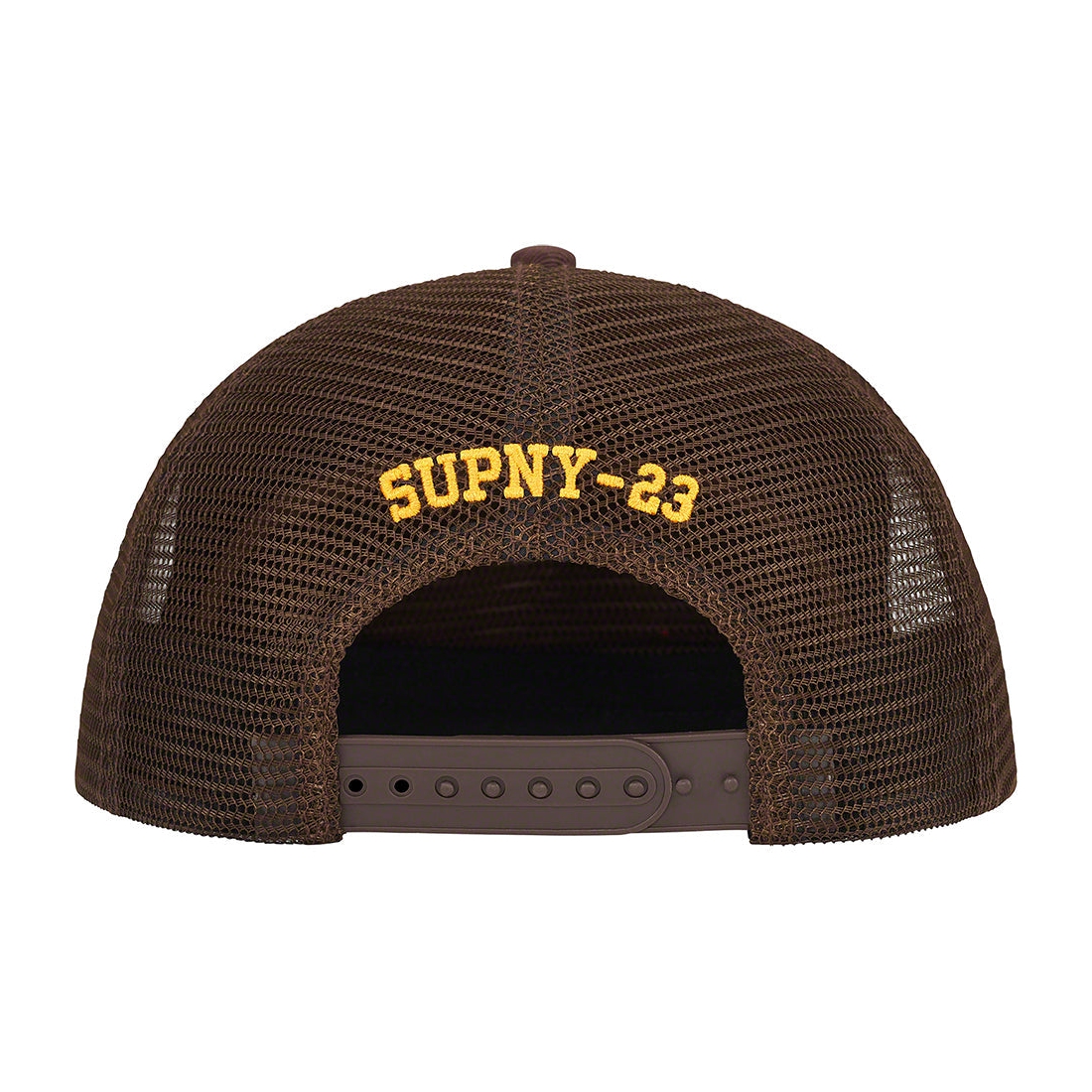 Details on HOSP Mesh Back 5-Panel Brown from spring summer
                                                    2023 (Price is $48)