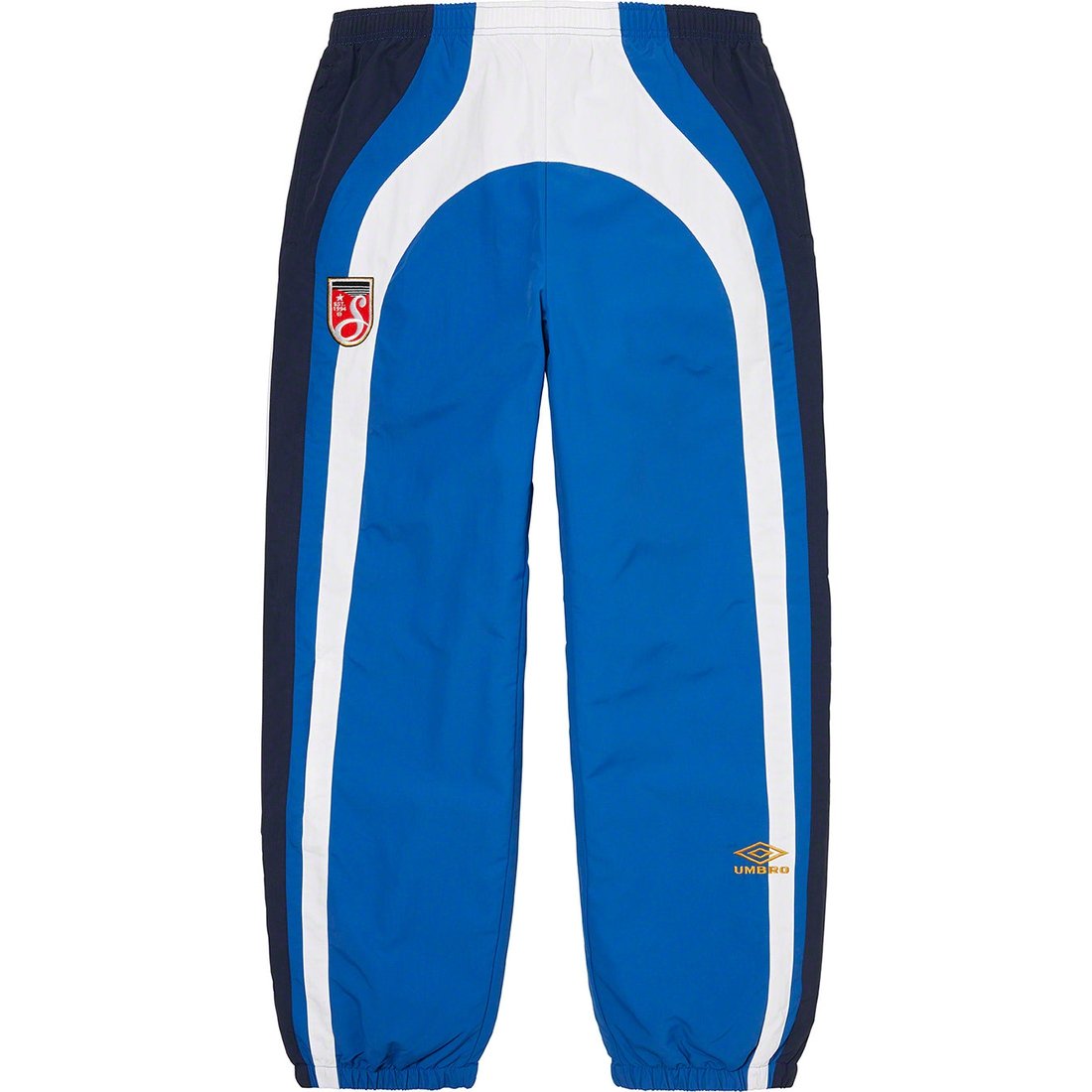 Details on Supreme Umbro Track Pant Blue from spring summer
                                                    2023 (Price is $158)