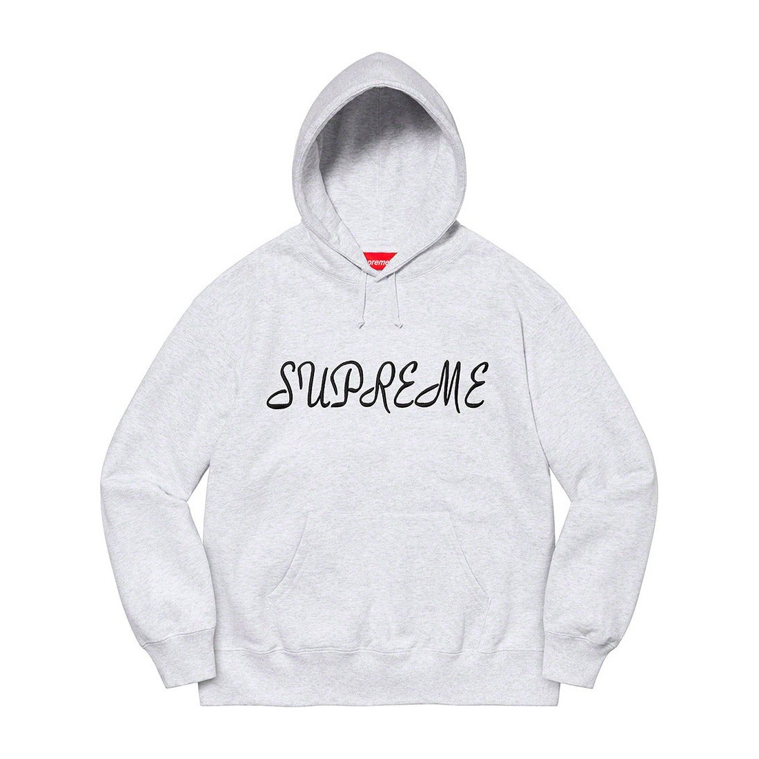 Details on Script Hooded Sweatshirt Ash Grey from spring summer
                                                    2023 (Price is $158)