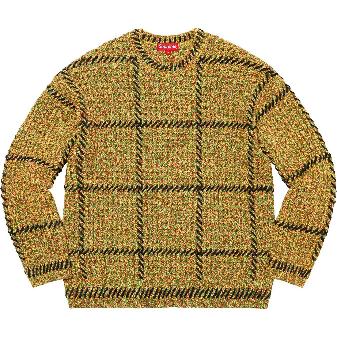 Details on Quilt Stitch Sweater Yellow from spring summer
                                                    2023 (Price is $198)