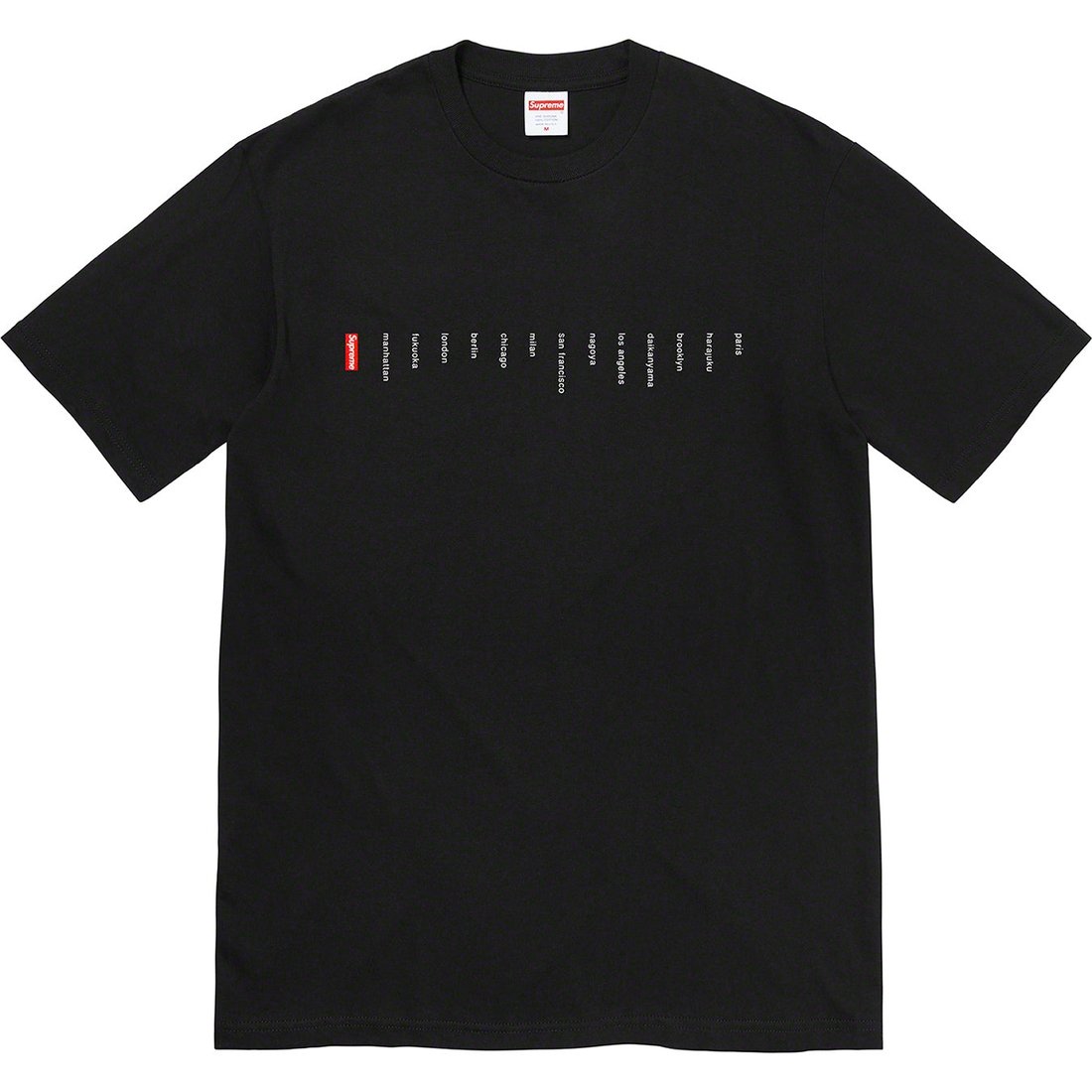 Details on Location Tee Black from spring summer 2023 (Price is $40)