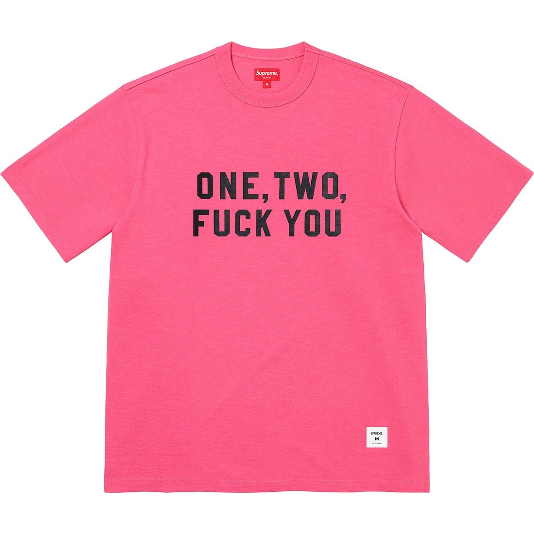 Details on One Two Fuck You S S Top Pink from spring summer 2023 (Price is $68)