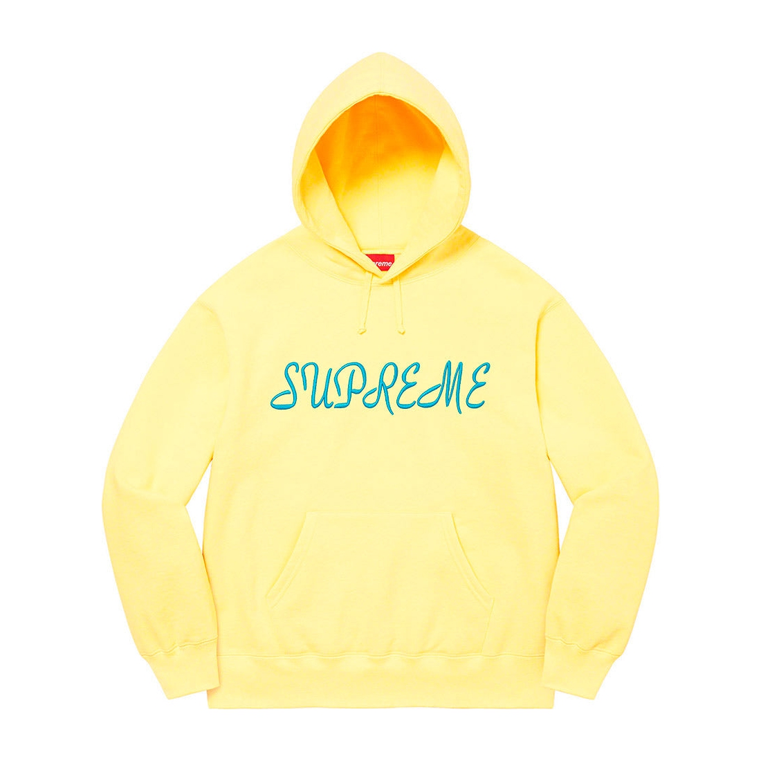 Details on Script Hooded Sweatshirt Light Yellow from spring summer
                                                    2023 (Price is $158)