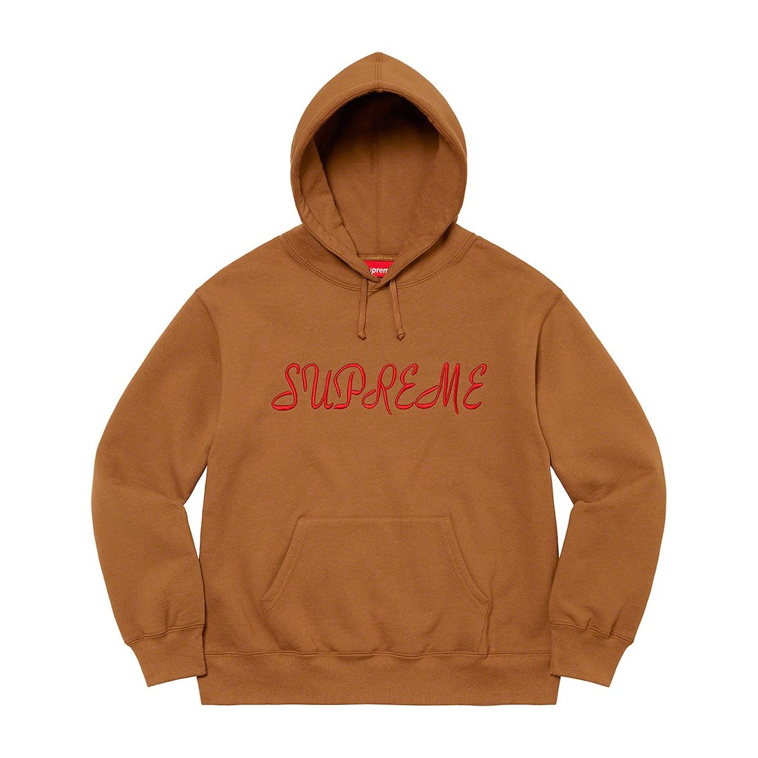 Details on Script Hooded Sweatshirt Light Brown from spring summer
                                                    2023 (Price is $158)