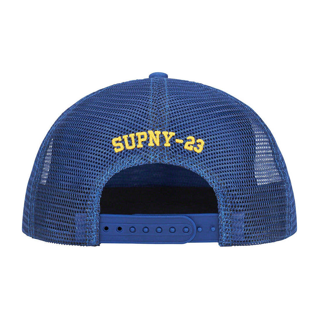 Details on HOSP Mesh Back 5-Panel Blue from spring summer 2023 (Price is $48)