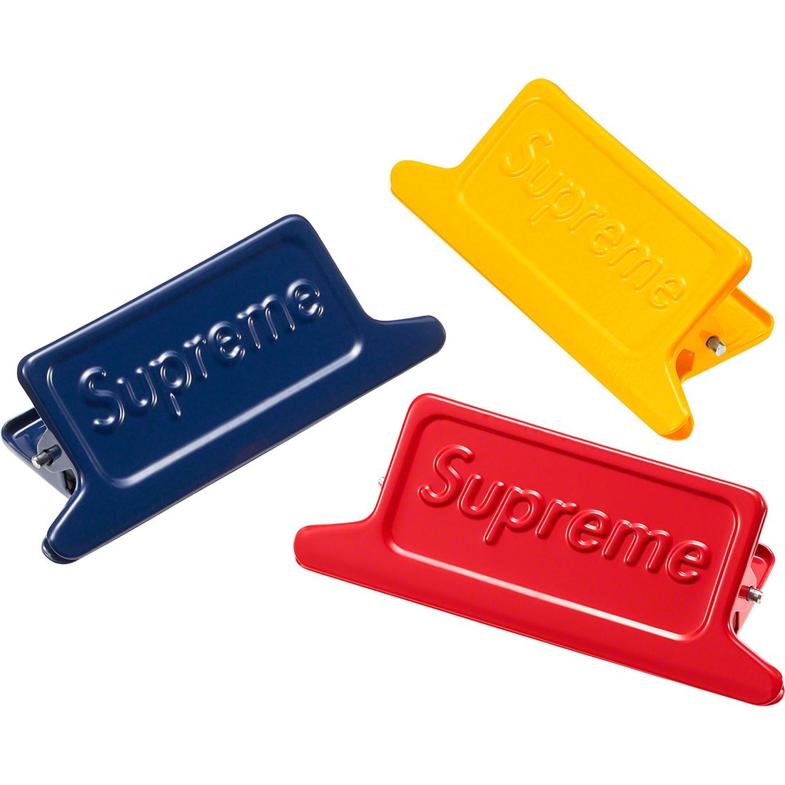 Details on Supreme Dulton Small Clips (Set of 3) Multicolor from spring summer 2023 (Price is $24)