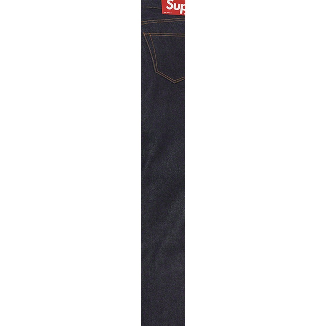 Supreme 14 oz rigid selvedge denim slim jean. Bought these of a