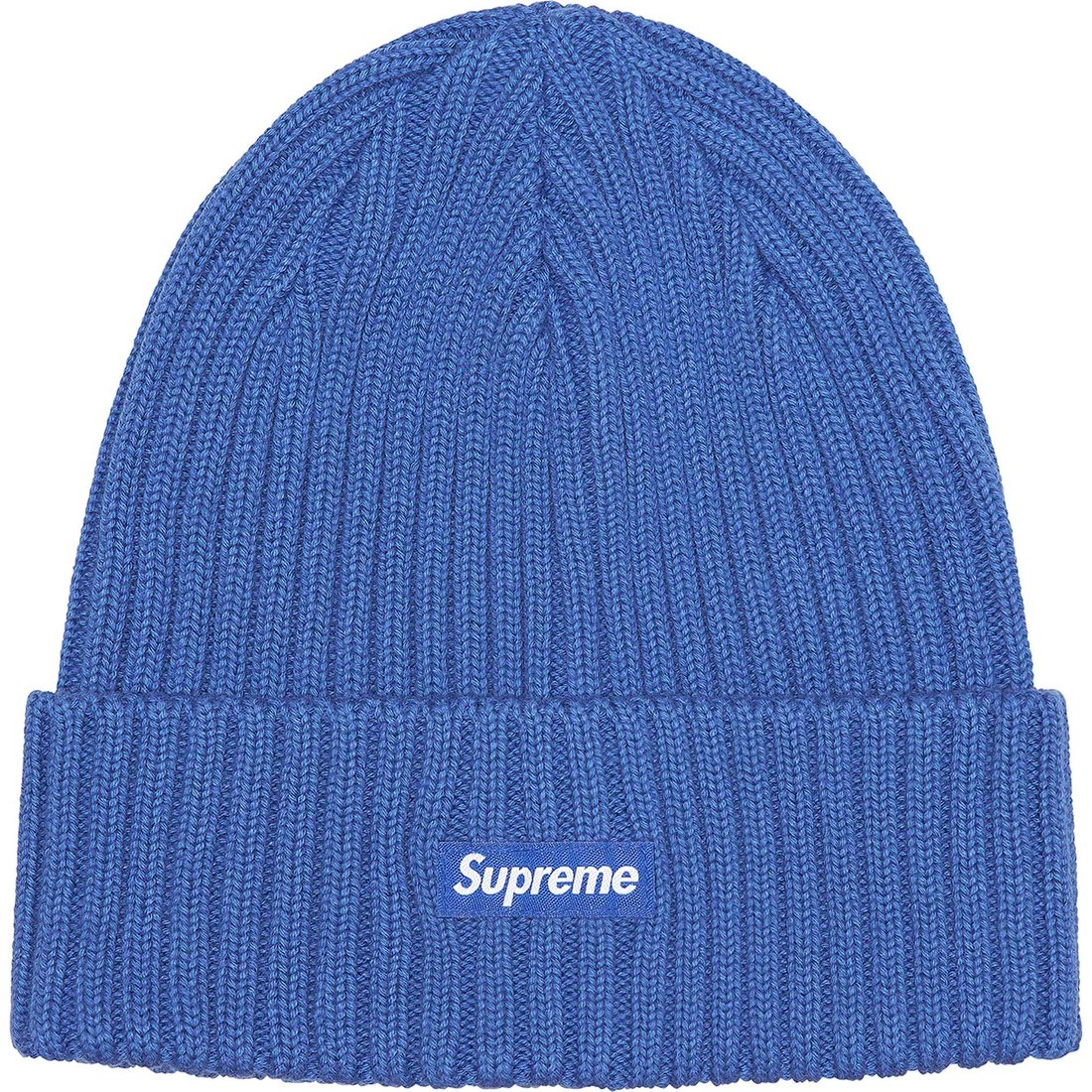 Details on Overdyed Beanie Blue from spring summer
                                                    2023 (Price is $38)