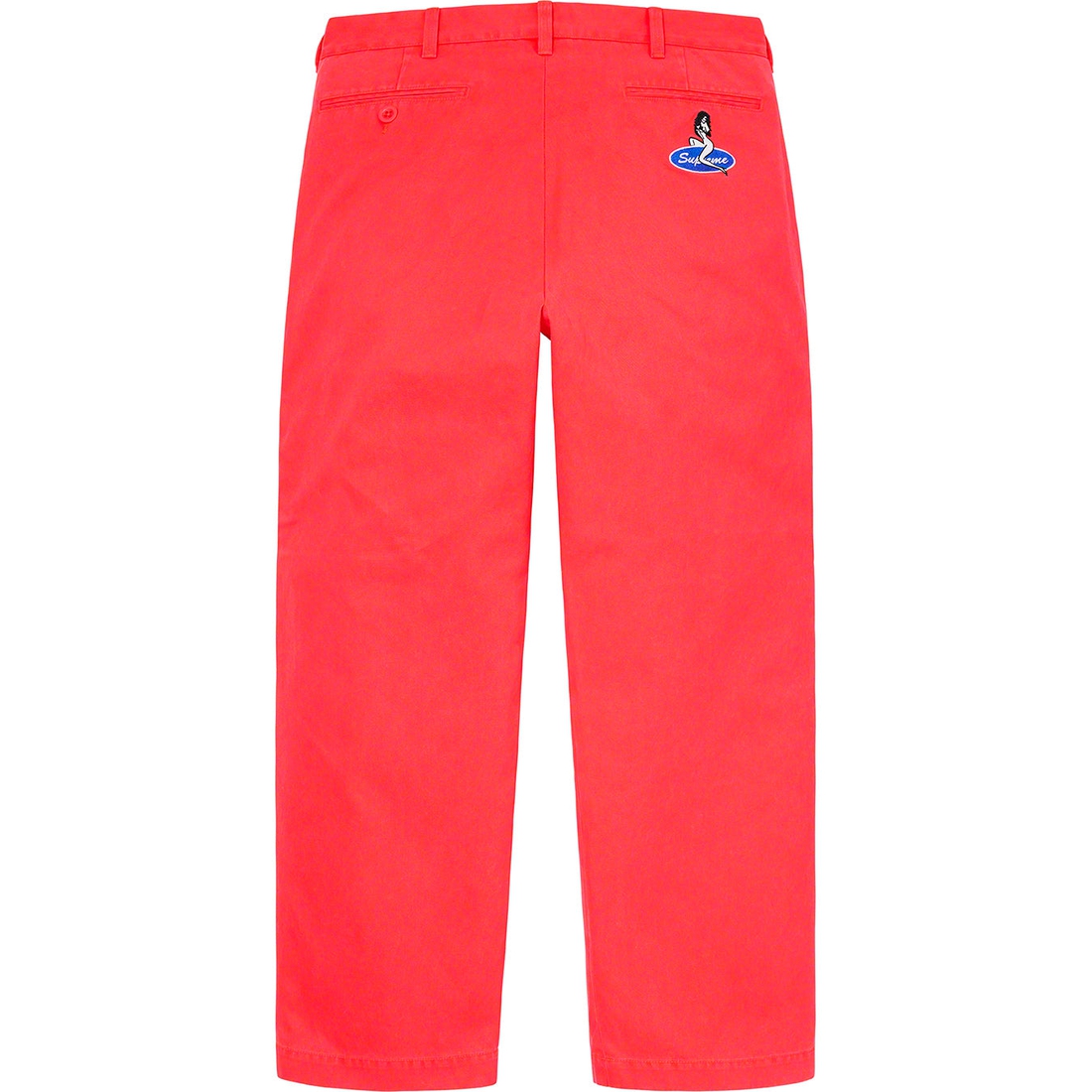 Details on Chino Pant Neon Red from spring summer
                                                    2023 (Price is $148)