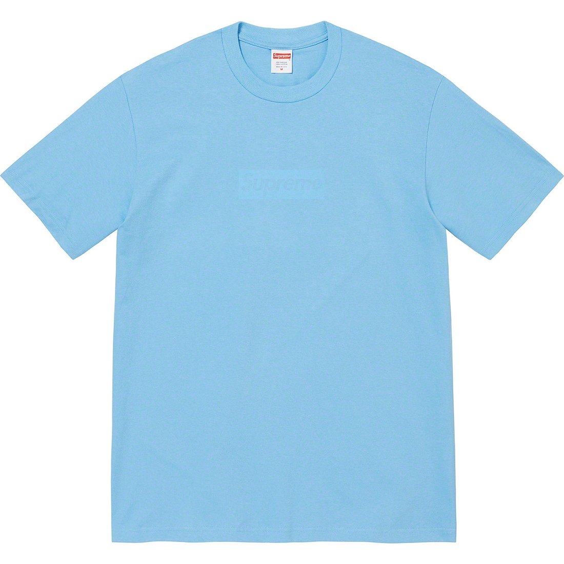 Details on Tonal Box Logo Tee Bright Blue from spring summer
                                                    2023 (Price is $40)