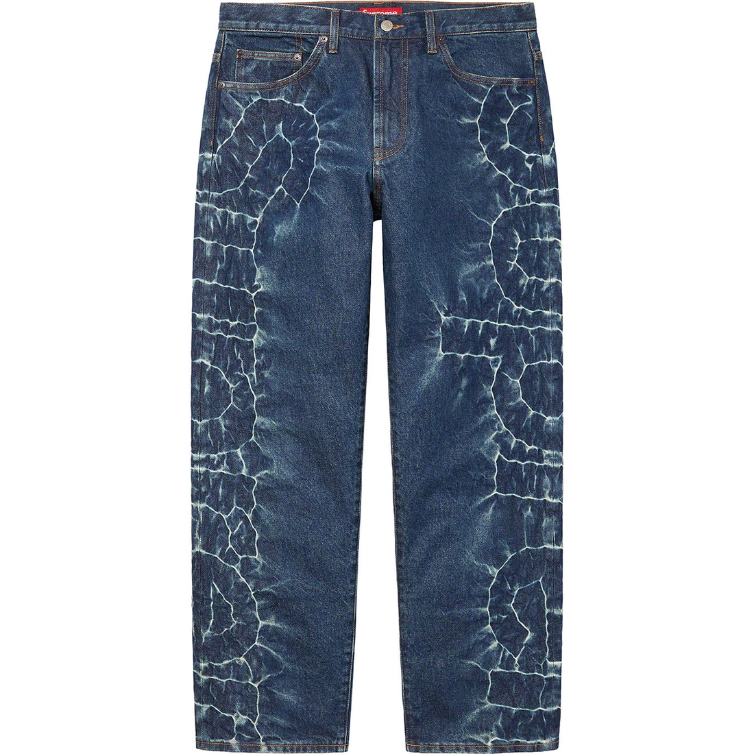 Details on Shibori Loose Fit Jean Rigid Indigo from spring summer
                                                    2023 (Price is $288)