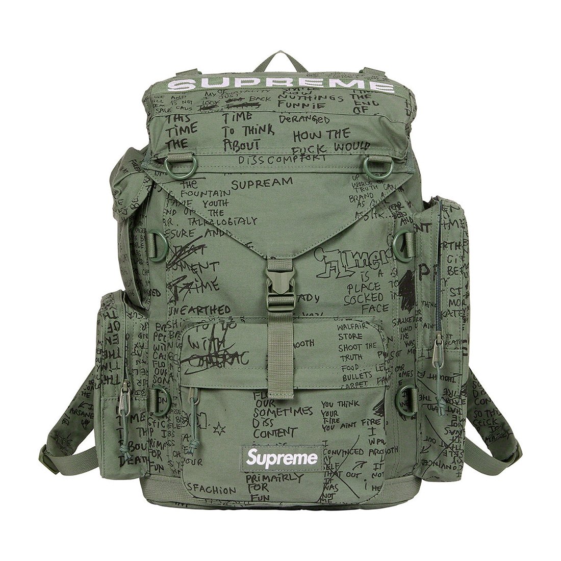 Details on Field Backpack Olive Gonz from spring summer
                                                    2023 (Price is $158)