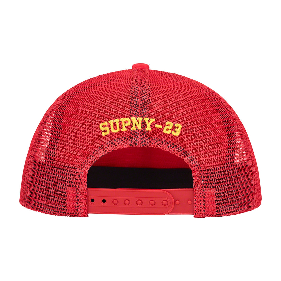 Details on HOSP Mesh Back 5-Panel Red from spring summer
                                                    2023 (Price is $48)