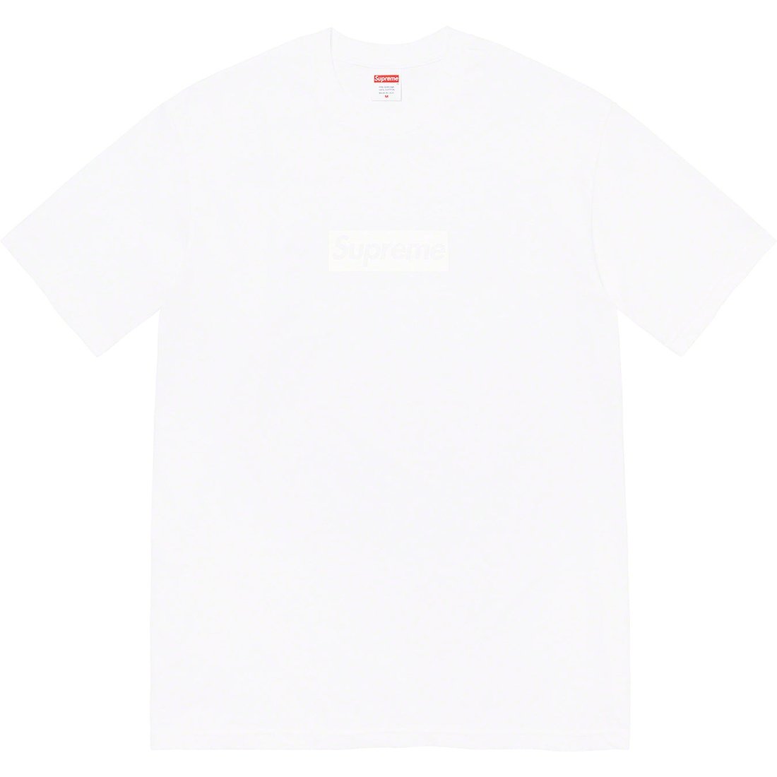 Details on Tonal Box Logo Tee White from spring summer
                                                    2023 (Price is $40)