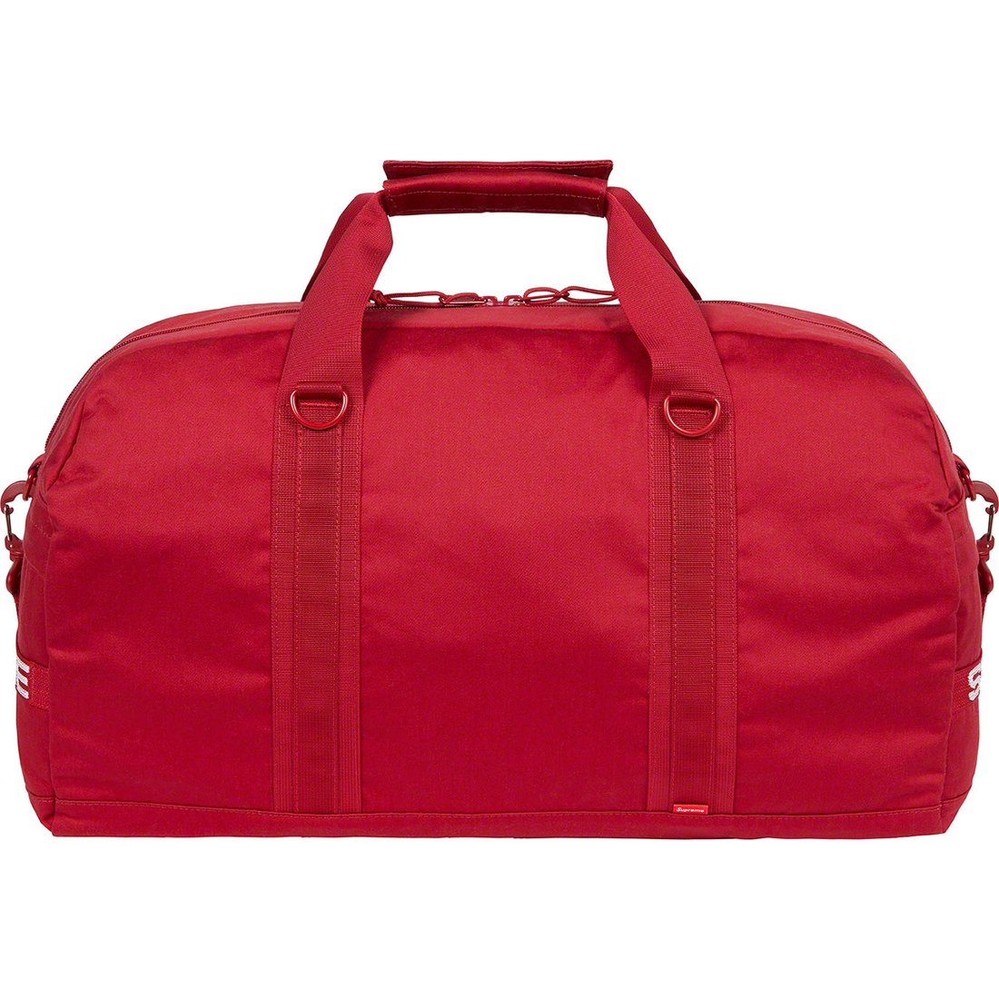 Details on Field Duffle Bag Red from spring summer 2023 (Price is $148)