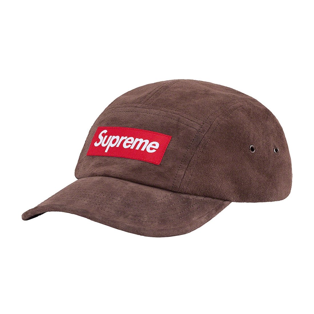 Details on Suede Camp Cap Brown from spring summer 2023 (Price is $68)