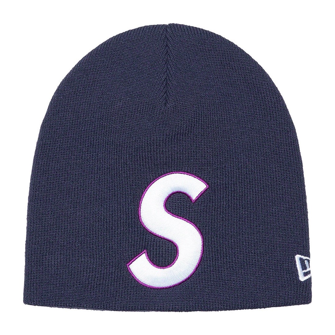 Details on New Era S Logo Beanie Light Navy from spring summer
                                                    2023 (Price is $40)