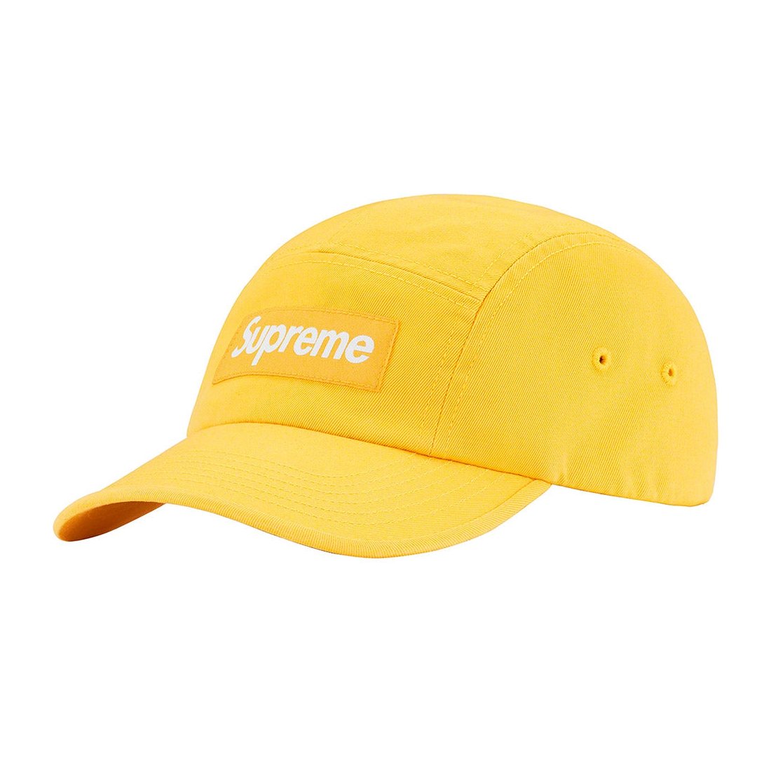 Details on Washed Chino Twill Camp Cap Yellow from spring summer
                                                    2023 (Price is $48)